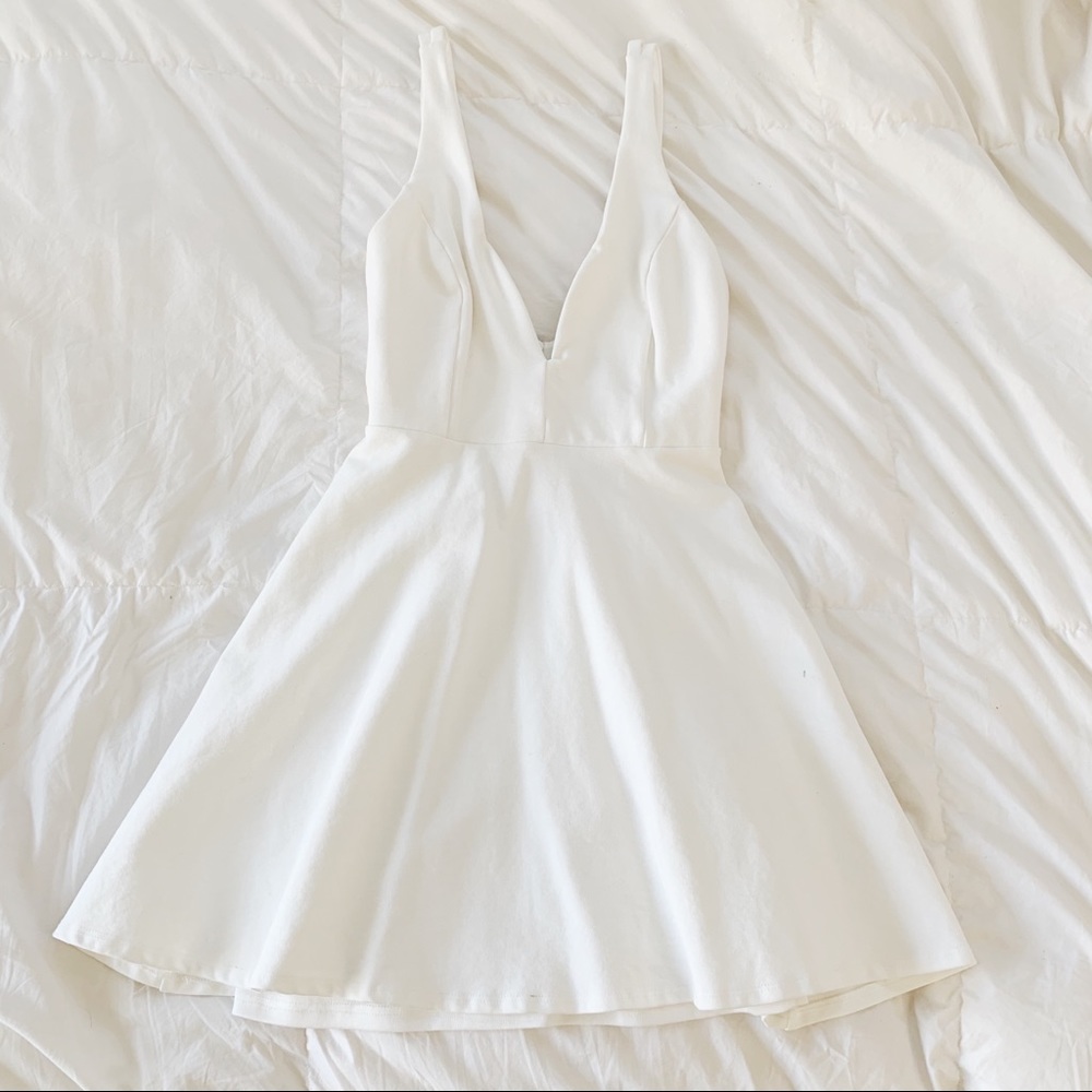White mini dress!